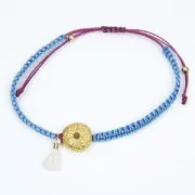 Perle en métal oursin 11x5 mm Placage Argent fin vieilli x1