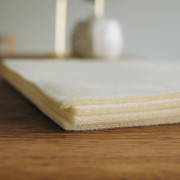 Grand tapis de perlage 80x60 cm beige x1