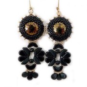 Perles en verre Amos® par Puca® 5x8 mm Opaque Light Rose Ceramic Look x10g