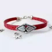 Perles en verre Amos® par Puca® 5x8 mm Opaque Light Rose Ceramic Look x10g