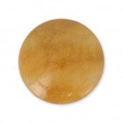 Cabochon en résine imitation pierre gemme 25 mm Calcite Jaune x1|raw }}