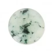 Cabochon en résine imitation pierre gemme 25 mm Black Rutile x1