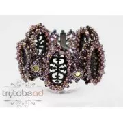 Intercalaire rond multirangs en plexiglas 27 mm Coral x1