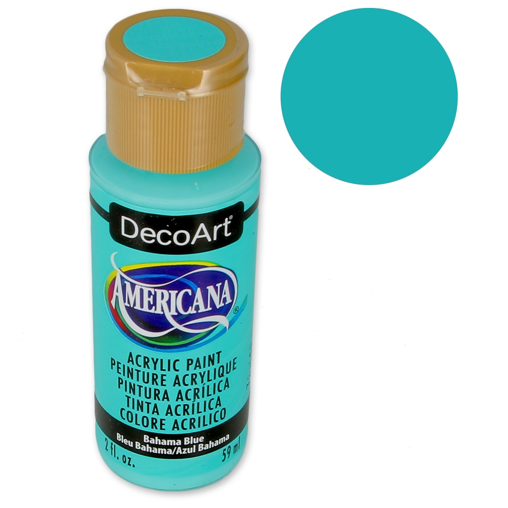 Peinture acrylique haute qualité DecoArt Americana Bahama Blue