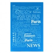 Silk Screen Moiko pour Pâte polymère 74x105 mm - Motif Journal 9.30|raw }}