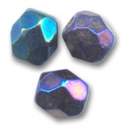 Facettes 3 mm Jet Blue Iris x50