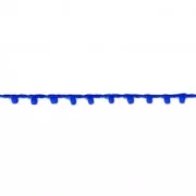 Cordon perlé avec des rocailles 2.4 mm pour créations DIY - Bleu x 3m