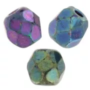 Facettes 3 mm Jet Green Iris x50