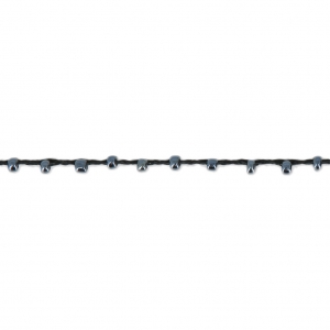 Cordon perlé avec des rocailles 2.4 mm pour créations DIY - Prussian Blue x3m