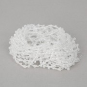 Cordon perlé avec des rocailles 2.4 mm pour créations DIY - Blanc x3m