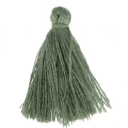 Pompon imitation coton 27-30 mm Kaki x1|raw }}