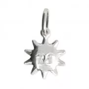 Breloque / Pendentif Soleil 19x11 mm en Argent 925 x1
