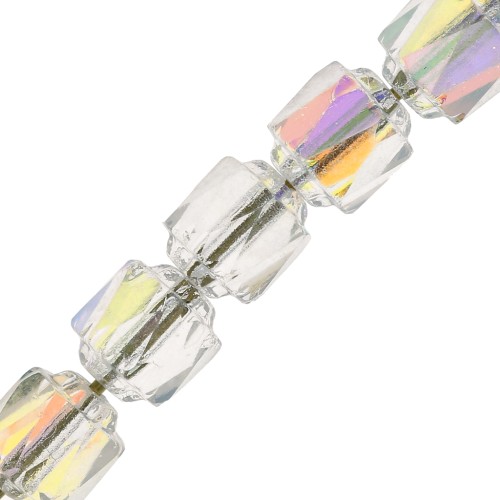 Facettes Antiques 6 mm Crystal AB x20