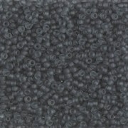 Rocaille Miyuki 15/0 152F - Transparent Gray Mat x8g|raw }}