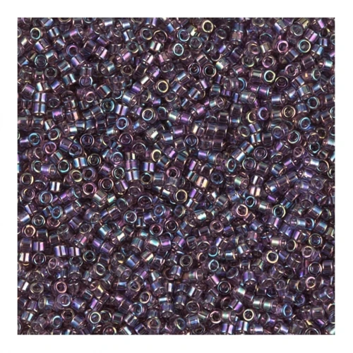 Miyuki Delica 11/0 DB1244 - Transparent Mauve AB x8g