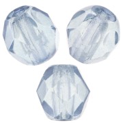 Facettes 4 mm Crystal Baby Blue Luster x50
