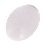 Cabochon ovale 8x6 mm Quartz Rose x1|raw }}