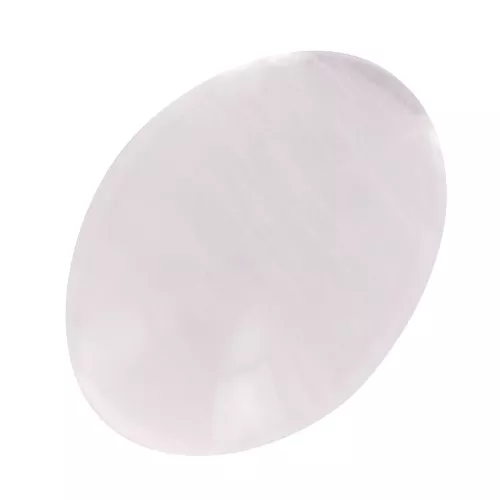 Cabochon ovale 8x6 mm Quartz Rose x1