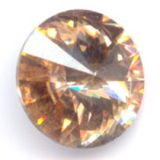 Cabochon PureCrystal 1122 Rivoli 14 mm Light Colorado Topaz x1