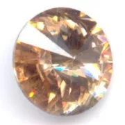 Cabochon PureCrystal 1122 Rivoli 14 mm Light Colorado Topaz x1
