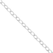 Chaîne maille Forçat 2.4x3 mm en Argent 925 x 1m