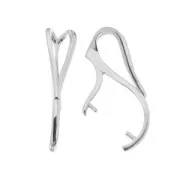 Attache pendentif 24 mm en Argent 925 x1