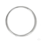 Fil demi-jonc semi-dur - recuit - 2x1 mm en Argent 925 x 1m|raw }}