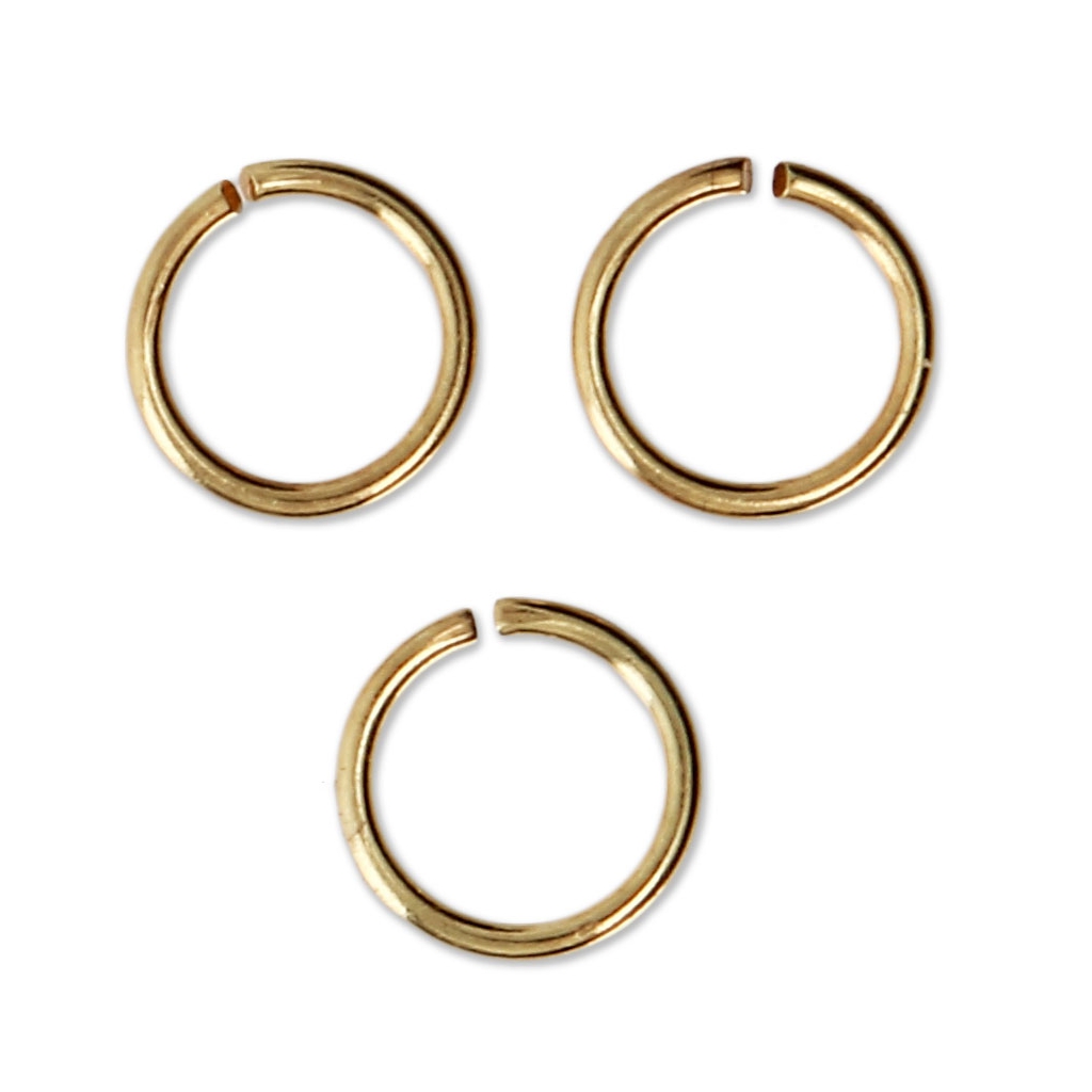 Lot De 200 Anneaux Ouverts 10 Mm Dorés - Acier Inoxydable 304 - Pour Fabrication Bijoux Et Bricolage