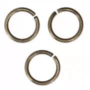 Anneaux ouverts 7x0.8 mm - Fabrication Européenne - bronze x50