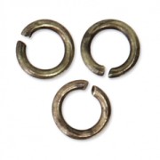 Anneaux ouverts 3x0.6 mm - Fabrication Européenne - bronze x50