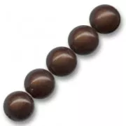 Perles Magiques 10 mm - Marron foncé x10