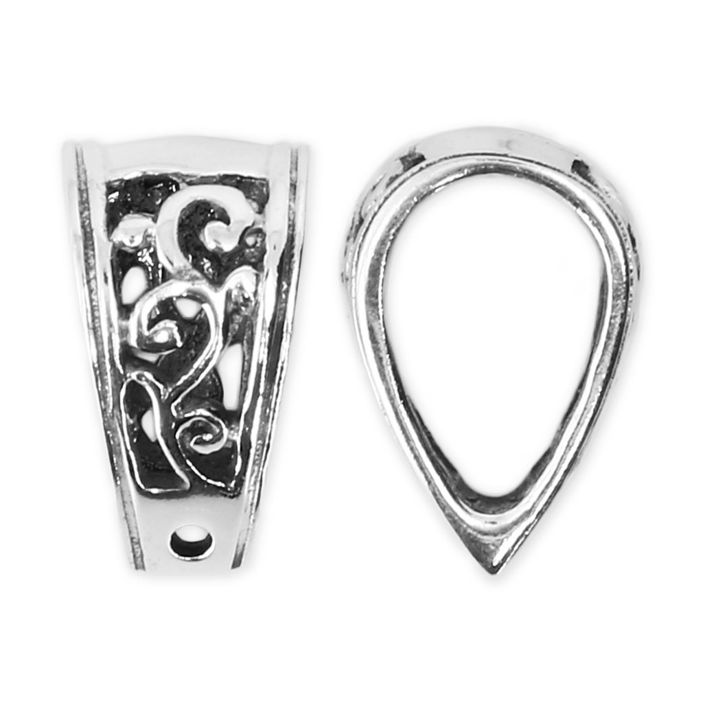 Pendentif Cobra En Argent 925 Oxydé - Longueur 2 Cm - Amulette Serpent - Chaîne Non Incluse - Modèle 7927 - 7