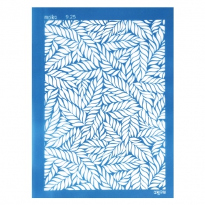 Silk Screen Moiko pour Pâte polymère 74x105 mm - Tropical 9.25