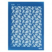 Silk Screen Moiko pour pâte polymère 74x105 mm - Fougère 9.17