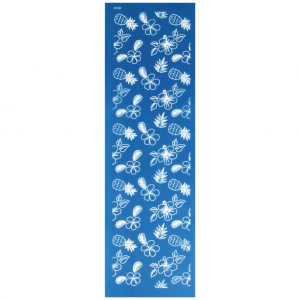 Silk Screen Moiko pour bracelet 26.5x8.5 cm - Fleur Tropicale/Ananas