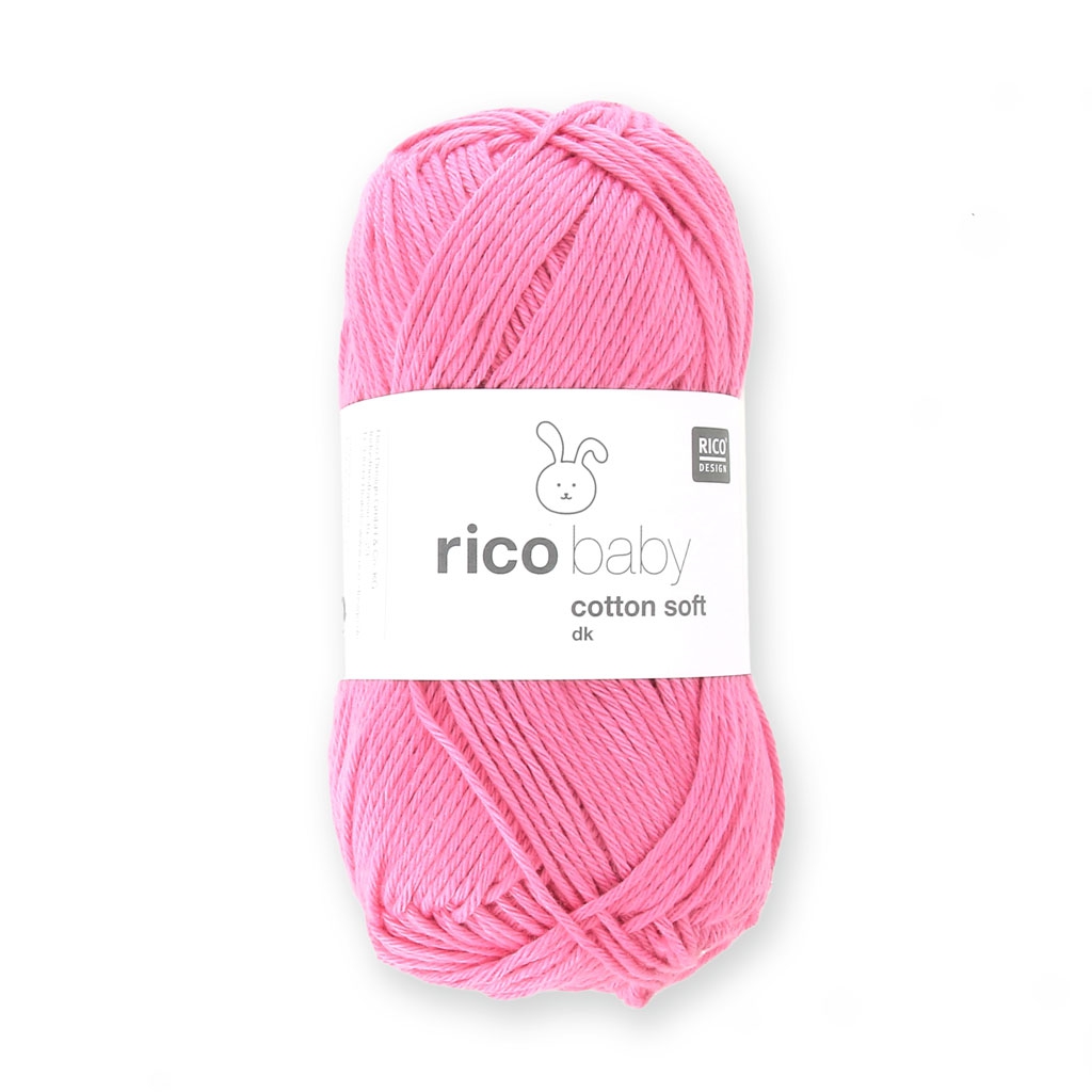 Laine Rico Baby Cotton Soft dk Rico Design Fuchsia 053 x 50g