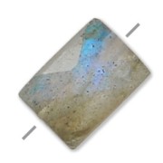 Perle en pierre gemme Labradorite facettée rectangle 5x7 mm x1|raw }}