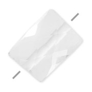 Perle facettée rectangle 5x7 mm pierre gemme Cristal de Roche x1|raw }}