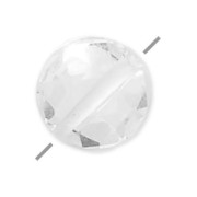 Perle facettée palet 6 mm pierre gemme Cristal de Roche x1|raw }}