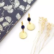 Cabochon ovale 8x6 mm Améthyste x1