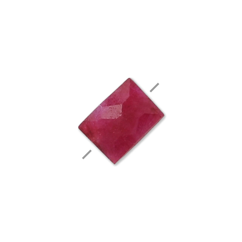 2 Rubis D'imitation Facettés à Monter En Bijou - Tailles 4 Mm Et 2 Mm, Occasion Bon état