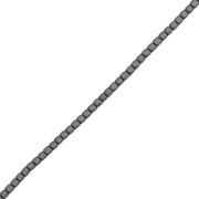 Mini perles cubes imitation hématite 2x2 mm hematite x39 cm|raw }}