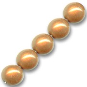 Perles Magiques 4 mm Marron Clair x50