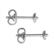 Clous d'oreilles pour semi-percée 6 mm en Acier Inox x2|raw }}