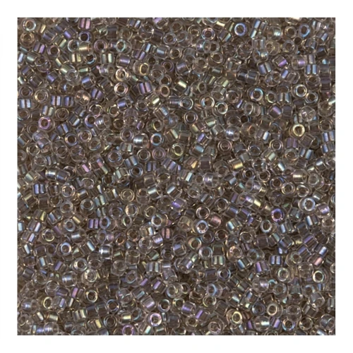 Miyuki Delica 11/0 DB0064 - Taupe Lined Crystal AB x8g