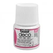 Peinture acrylique - Deco Mat de Pébéo - Blanc n°041 x 45ml