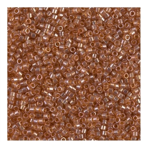 Miyuki Delica 11/0 DB1221 - Transparent Marigold Luster x8g