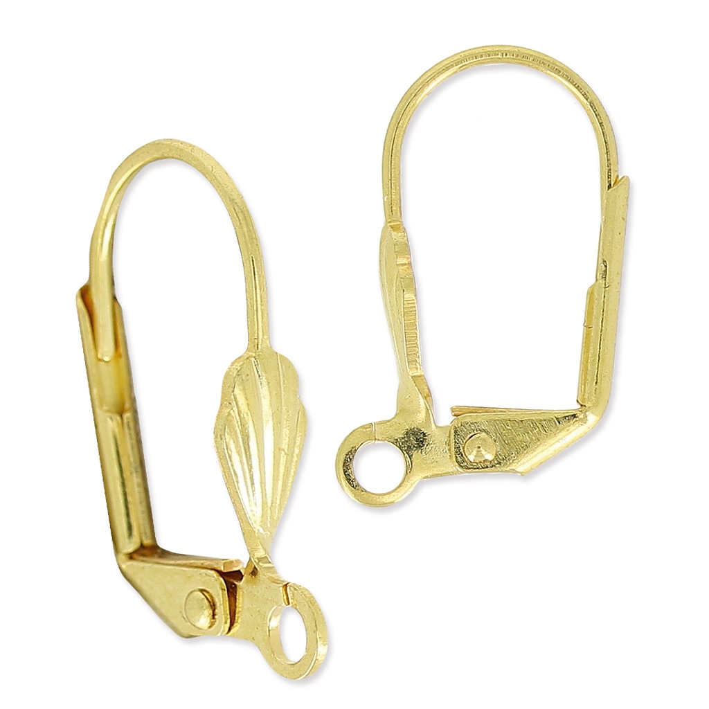 Boucles D'oreilles Dormeuses En Perles De Coquillage Nacré Plaqué Or 14k - Neuf Avec étiquettes - Style élégant