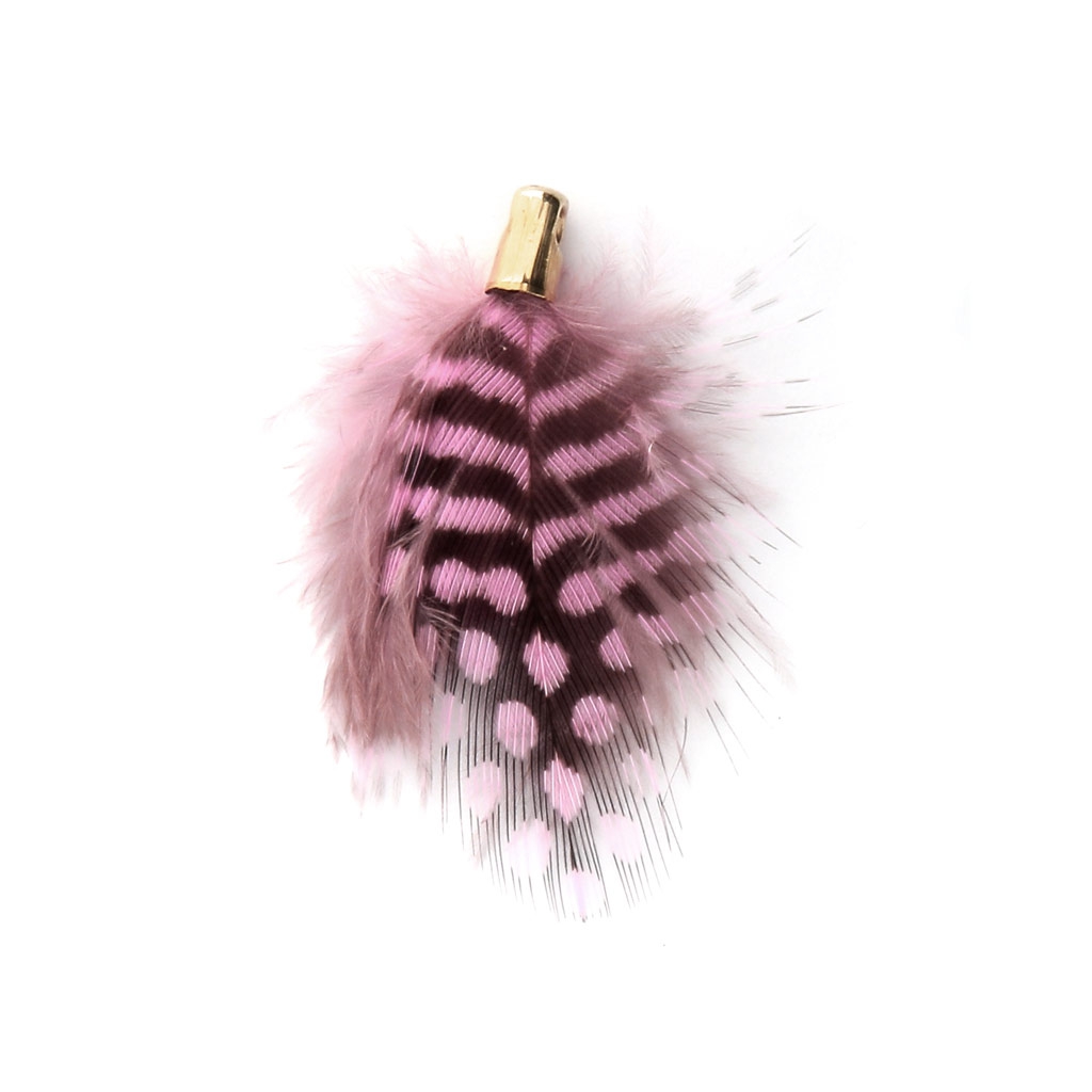 Boucles d'oreilles Plumes et strass - Bijoux/Bijoux fantaisie
