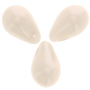 Gouttes nacrées 6x10 mm Cream x20|raw }}